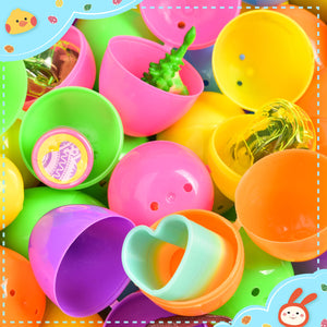 Prefilled Easter Eggs with Party Favor Toys 100pcs