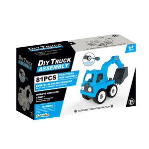 Blue Toy Construction Truck