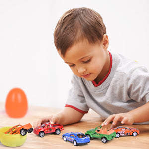 Easter Eggs Prefilled with Assorted Car Toys 12pcs