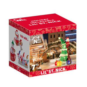 Lil' Santa Holiday Inflatable 7ft