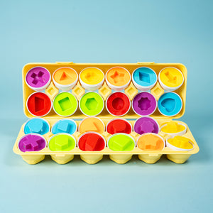 Shape Matching Toy Egg Set (12pcs)