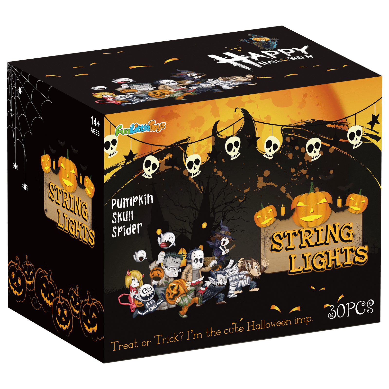 Halloween String Lights: 3 Pack-Wholesale - PopFun