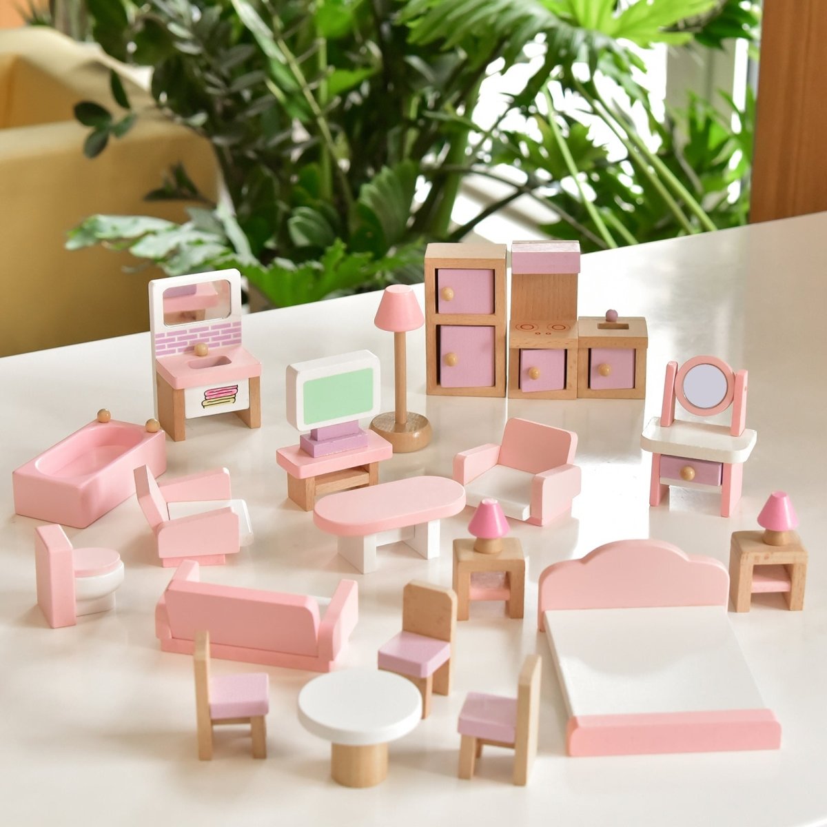 Adorable Dollhouse Furniture Set - PopFun