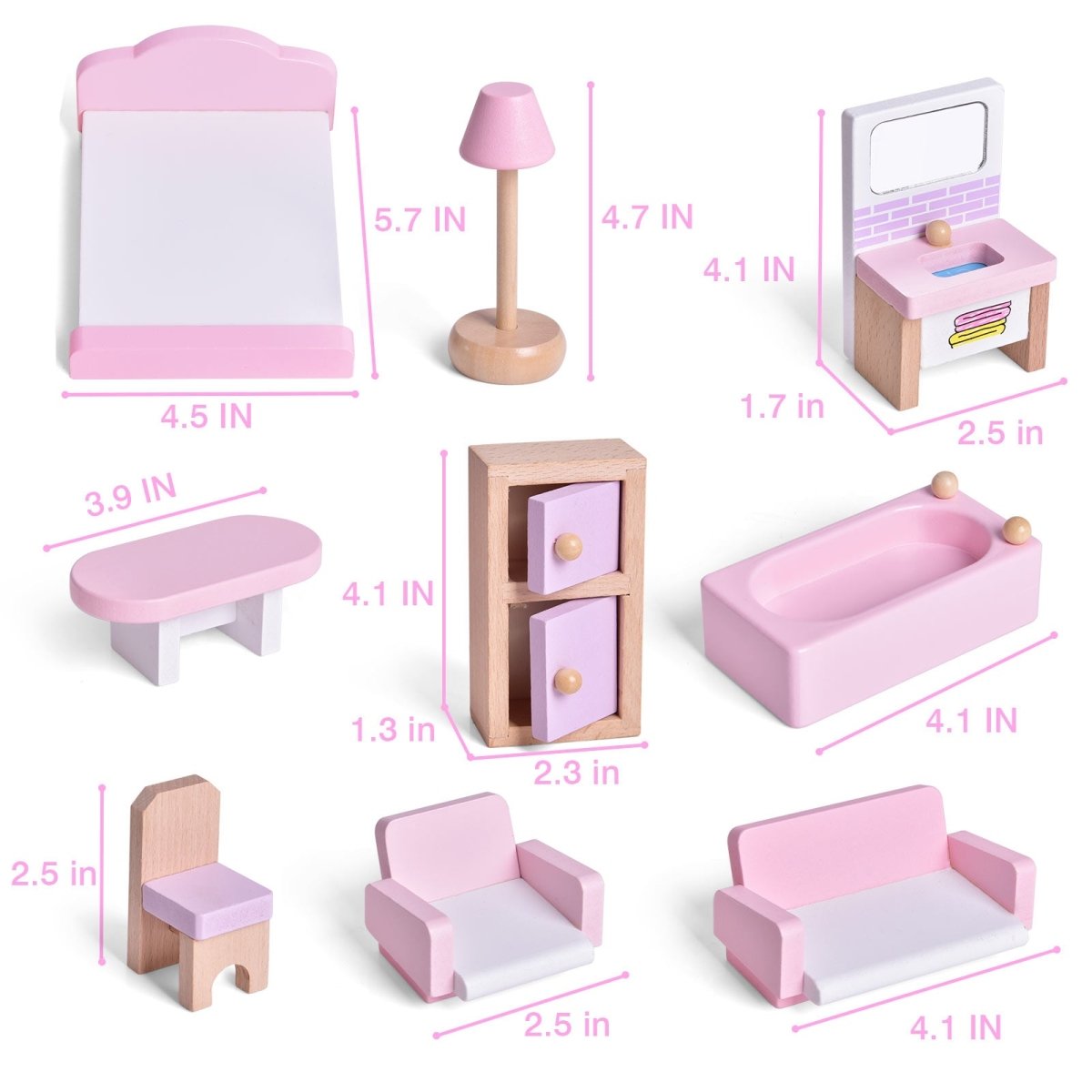 Adorable Dollhouse Furniture Set l PopFun
