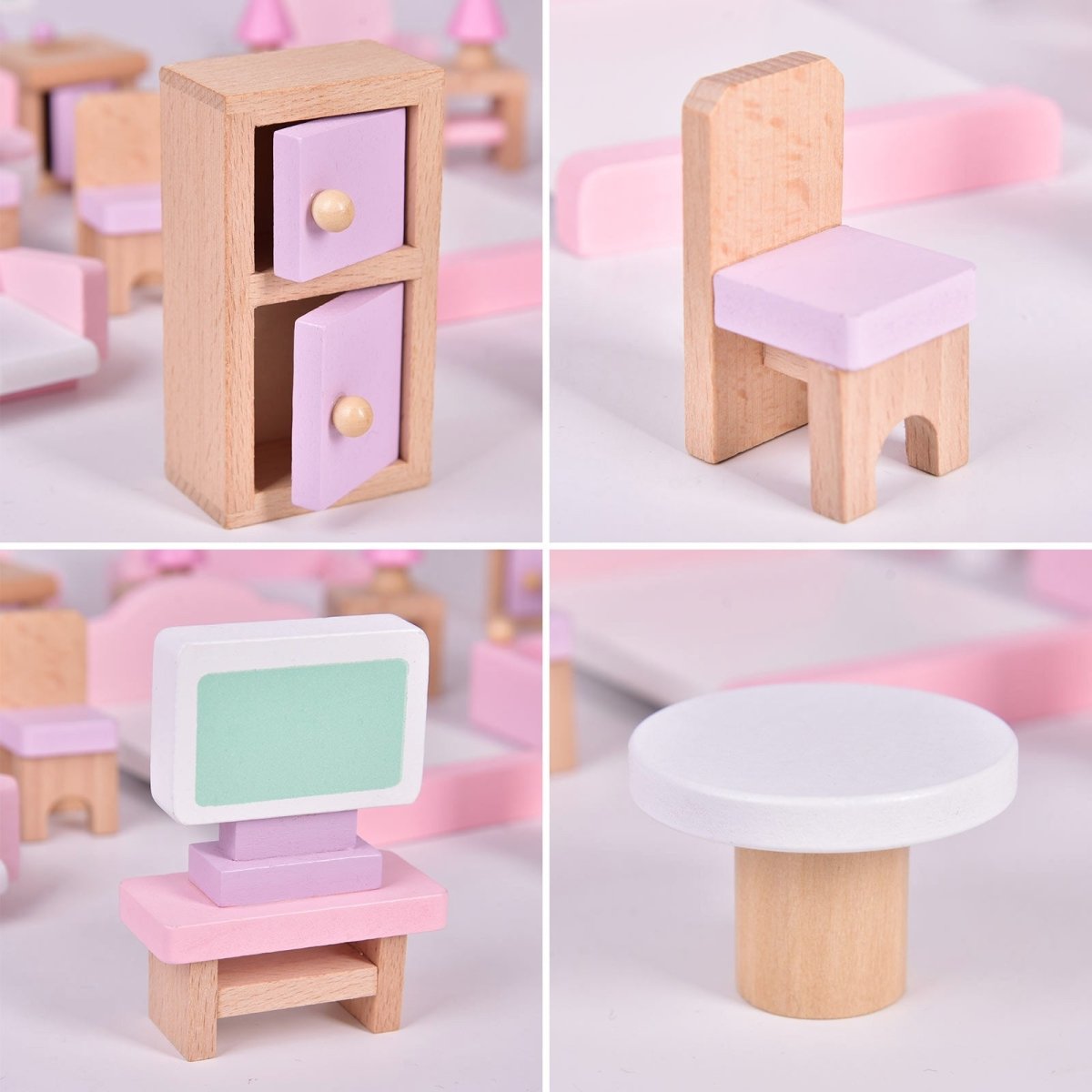 Adorable Dollhouse Furniture Set - PopFun