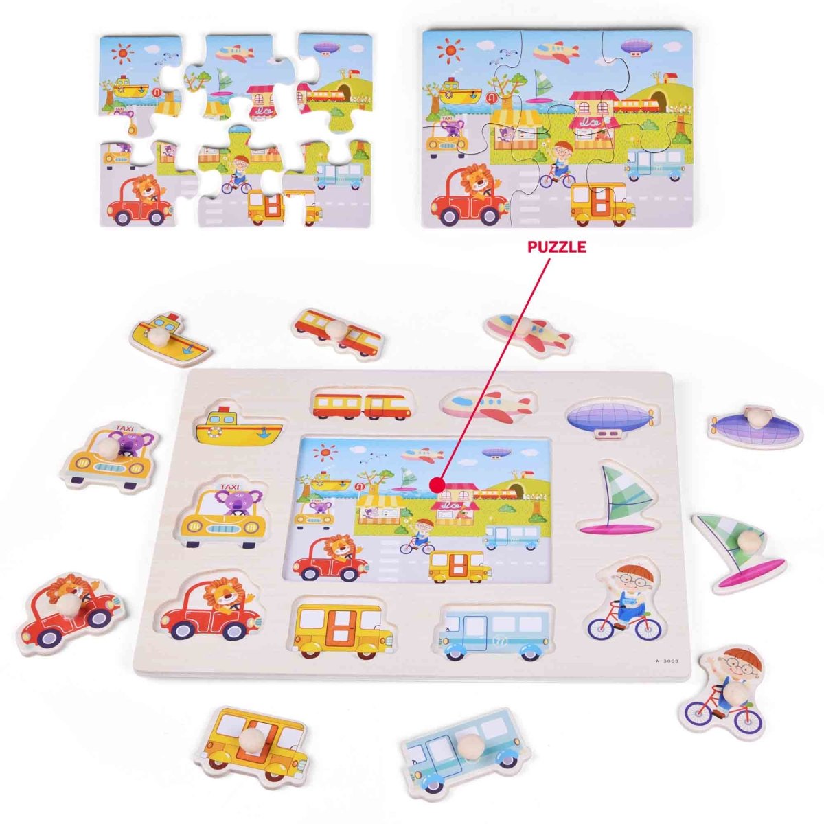 Alphabet Numbers and Animal Puzzles - PopFun