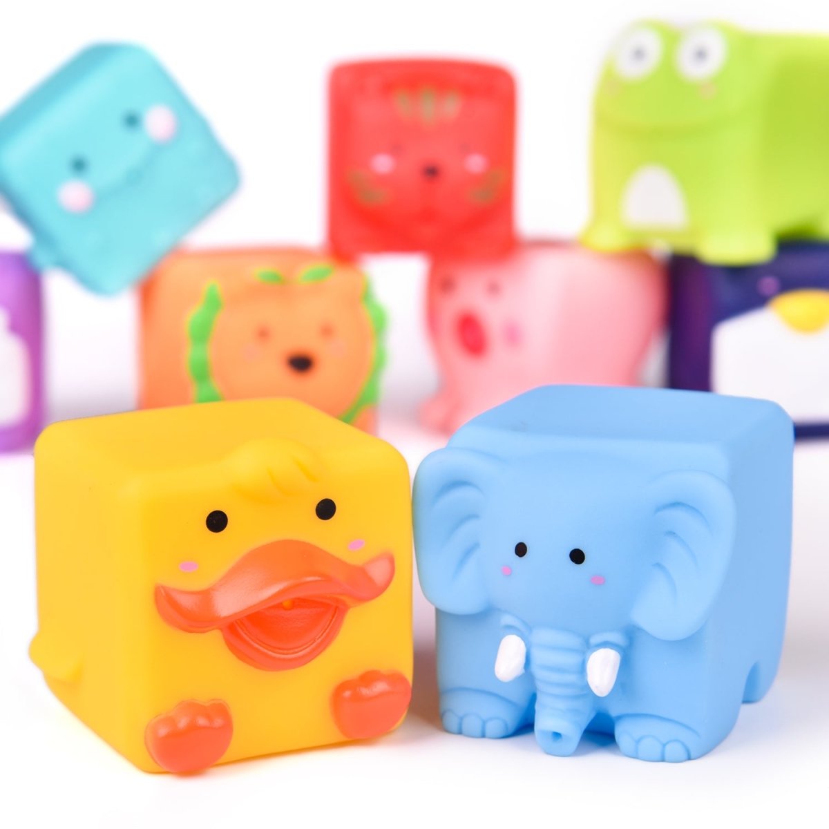 Animal Block Squirters Bath Toys - PopFun