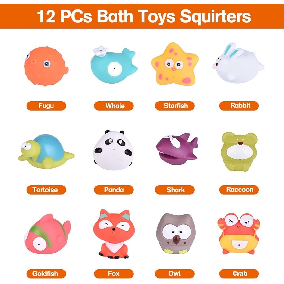 Animal Ocean Squirts 12 Pack | PopFun