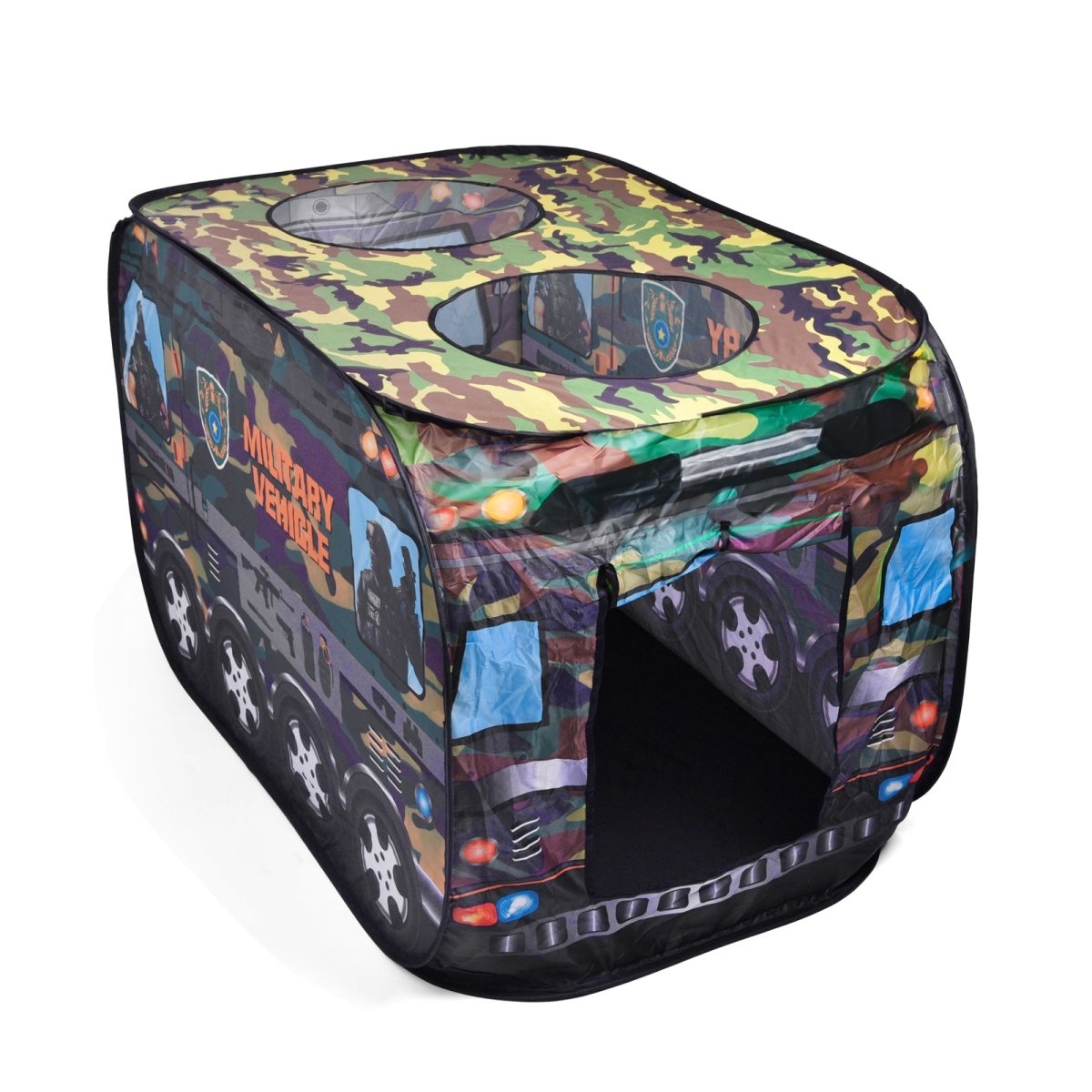 Army Pop-Up Play Tent with Vest - PopFun