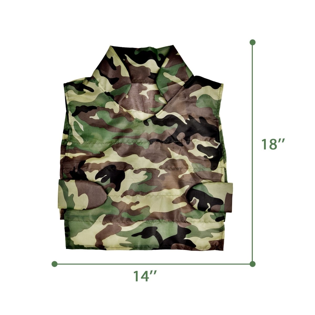 Army Pop-Up Play Tent with Vest - PopFun