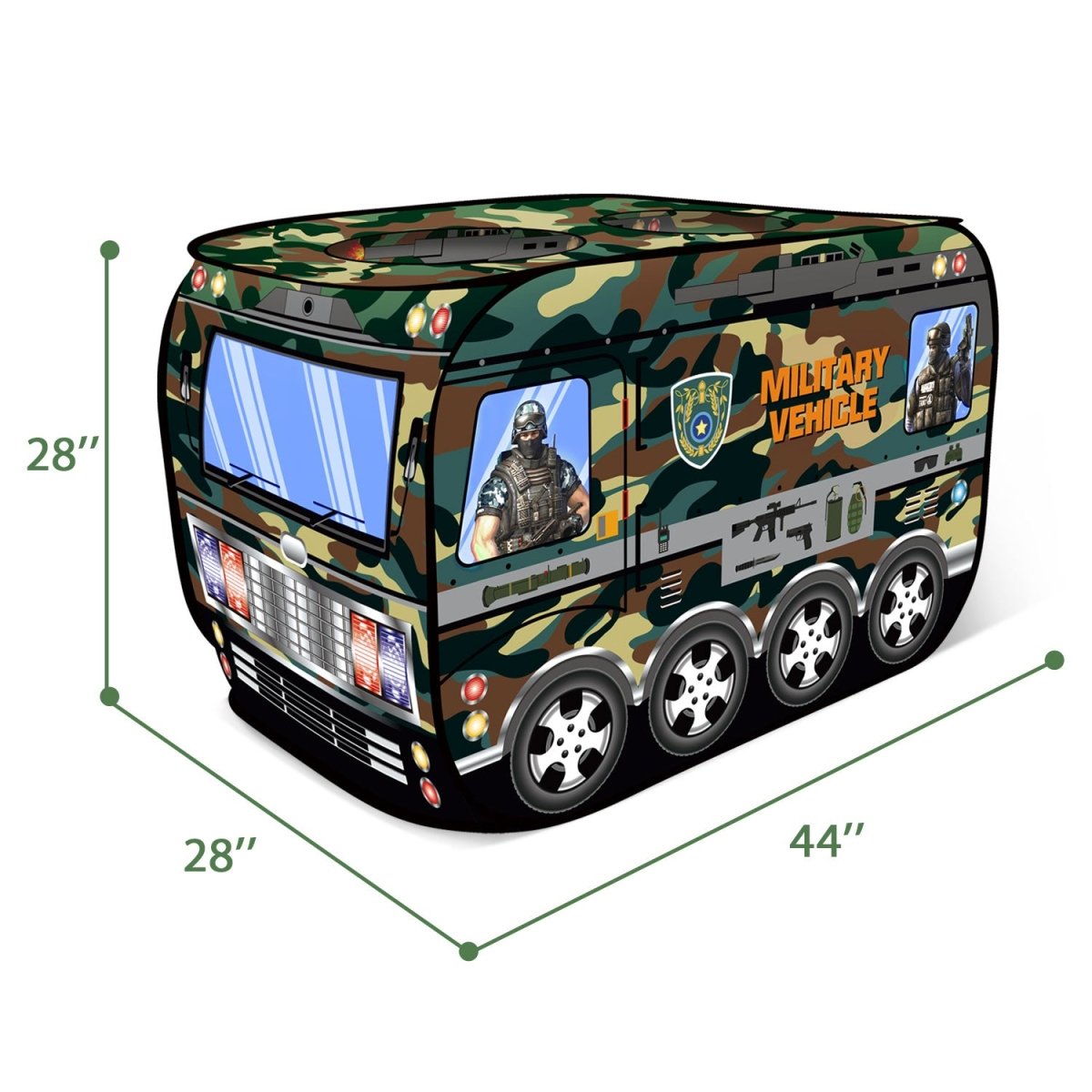 tank tent Army Pop-Up Play Tent with Vest