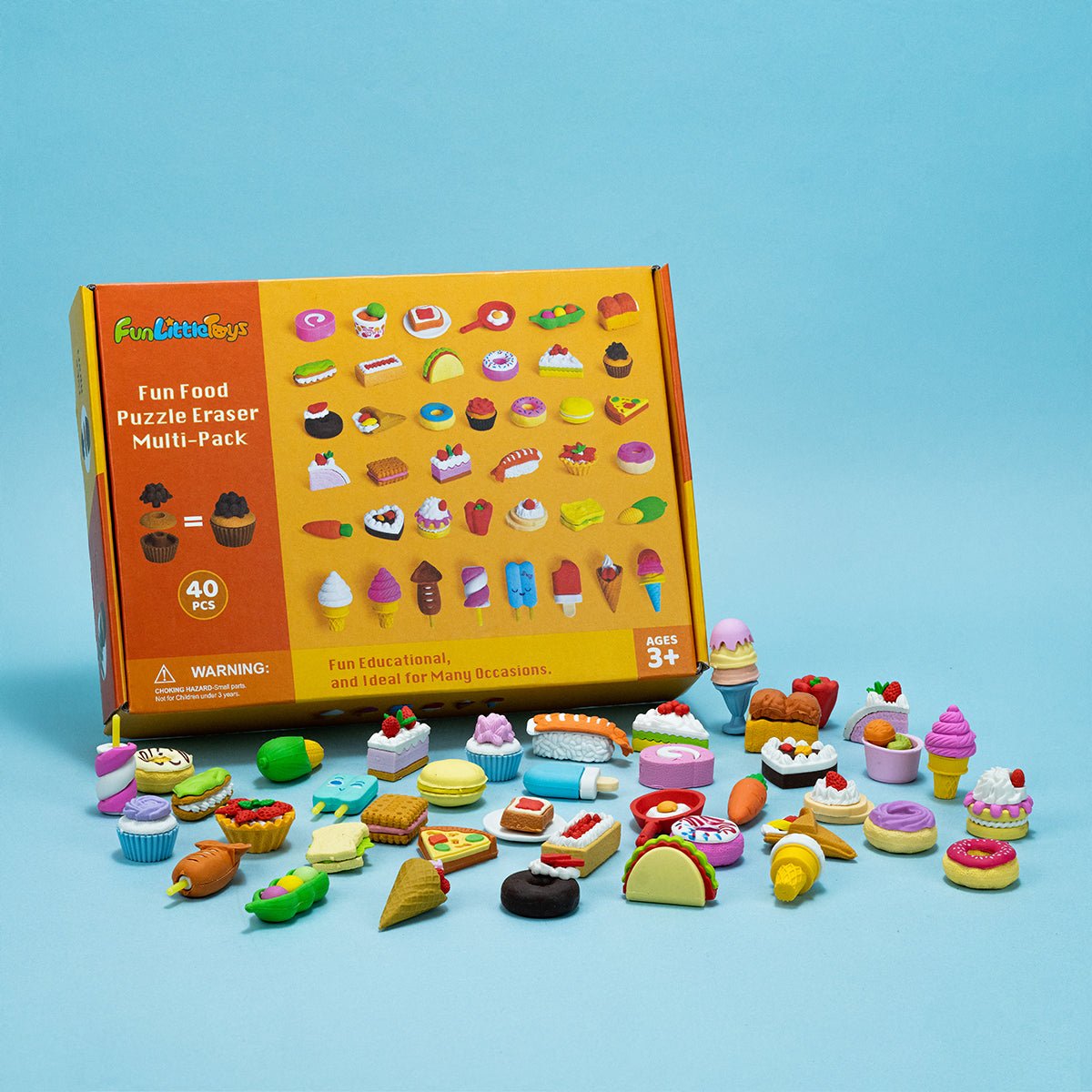 Back to School Supplies: Fun Food Erasers - PopFun