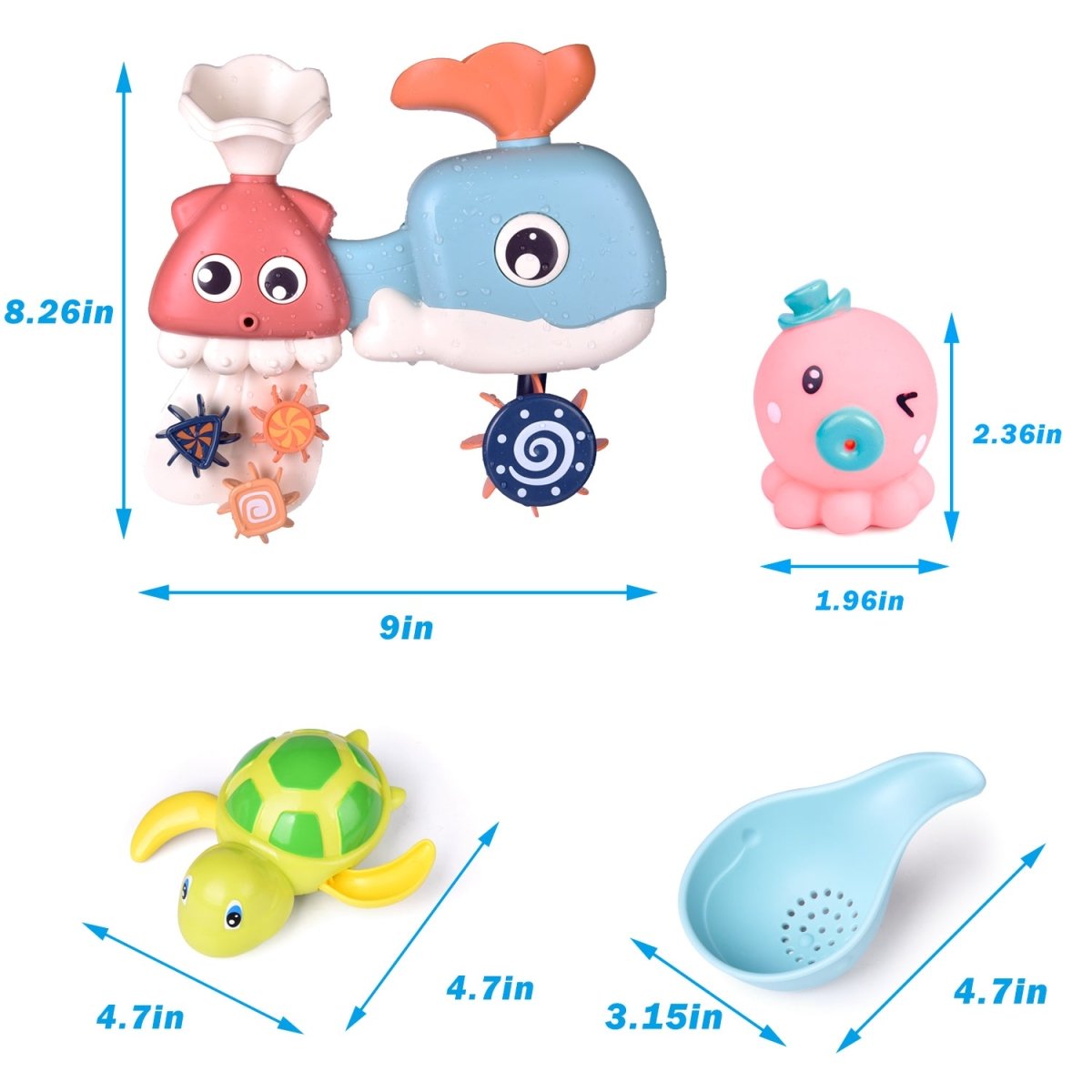 Bath Squirter for Toddler (8pcs) - PopFun