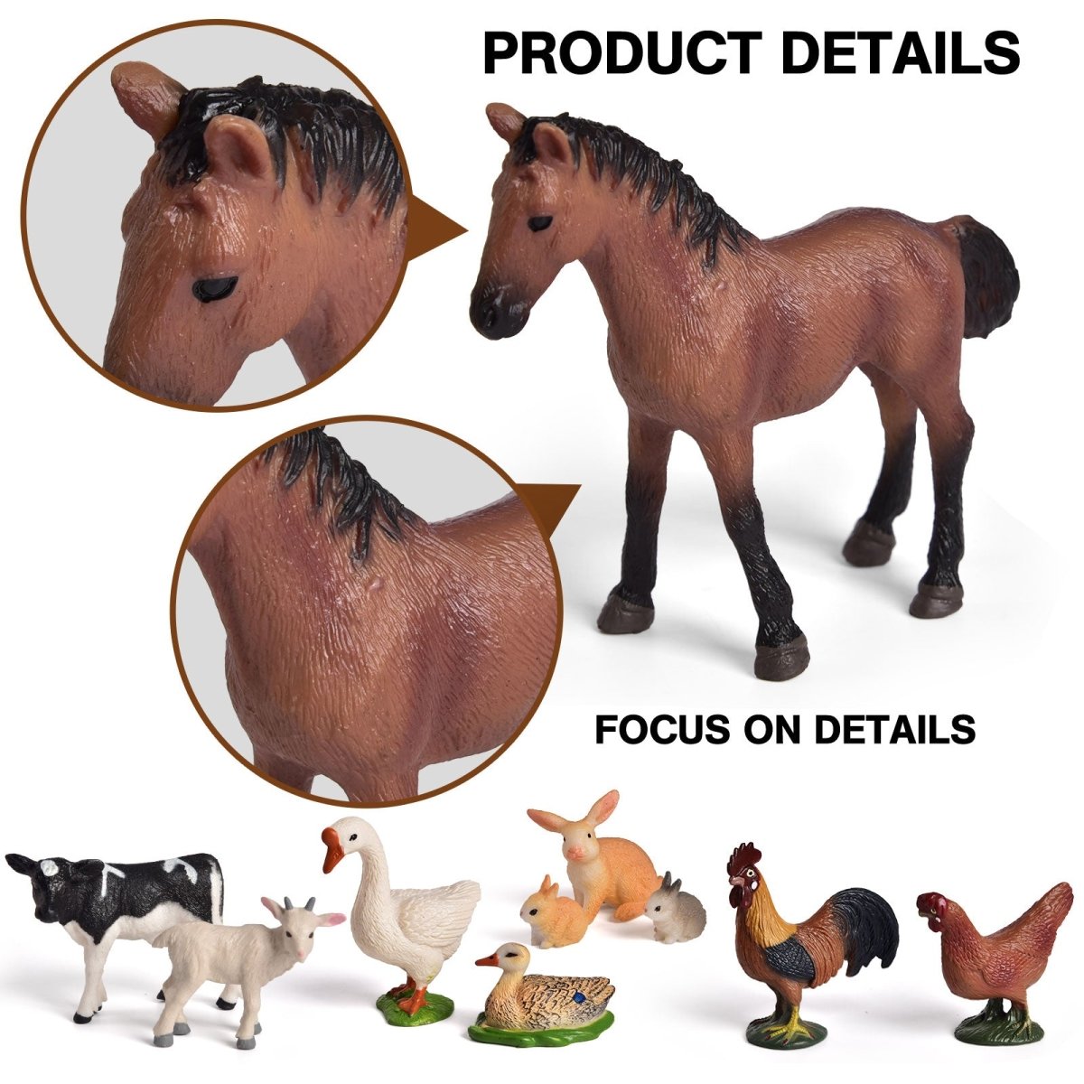 Big Barn Farm Toys (59pcs) - PopFun