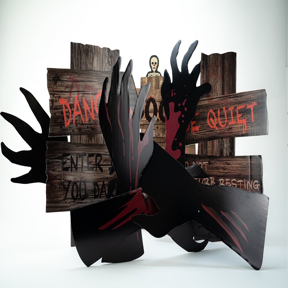 Bloody Hands Halloween Yard Signs