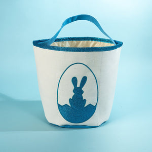 Blue Easter Bunny Basket - PopFun
