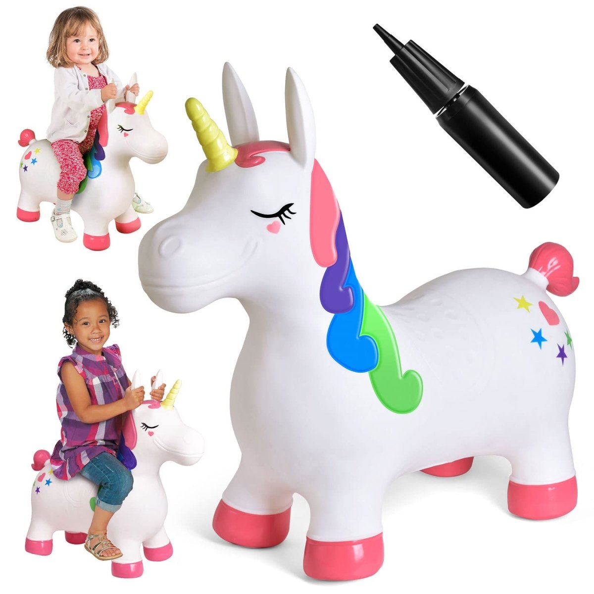 Bouncy Unicorn Horse - PopFun