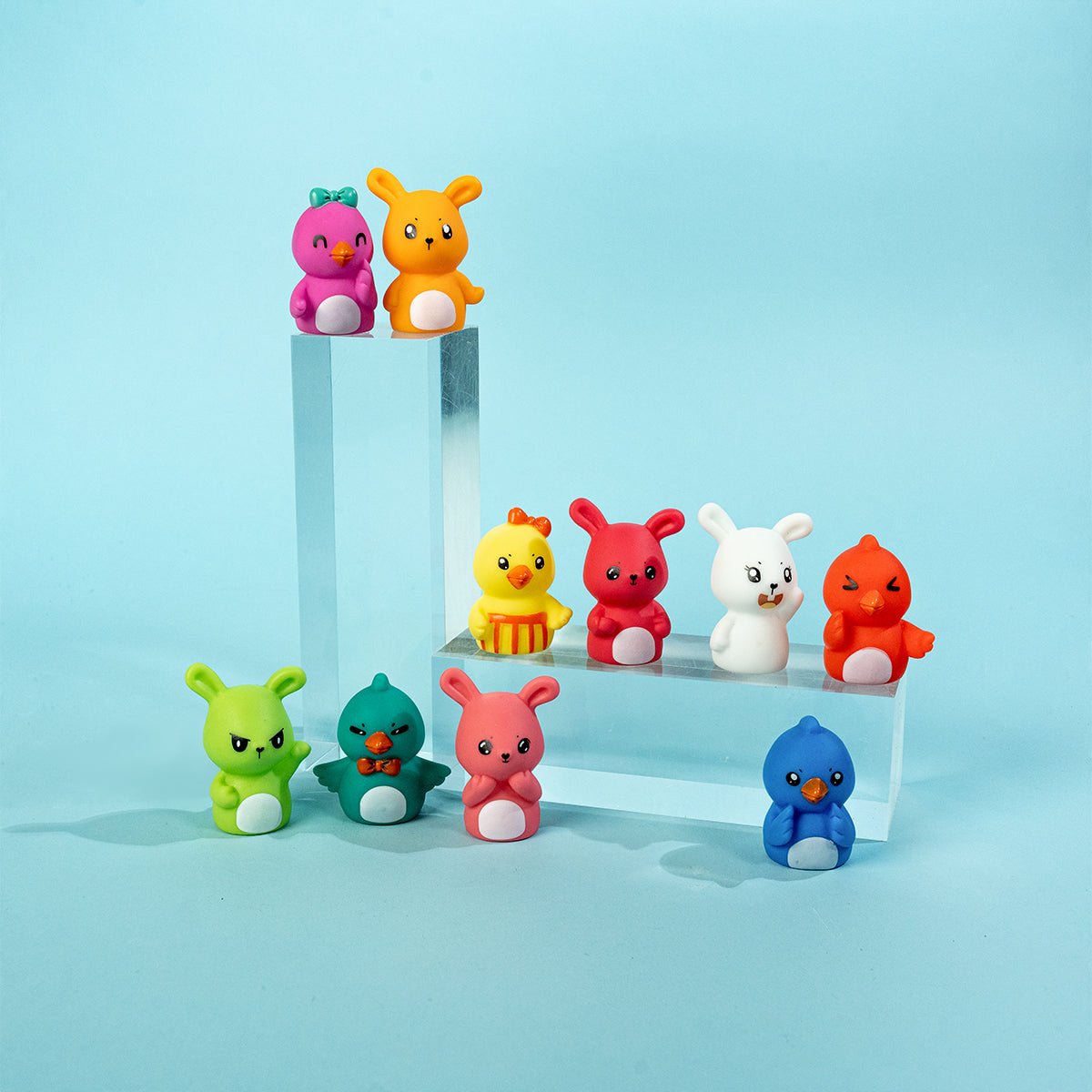 Chicks and Bunnies Finger Puppets - PopFun