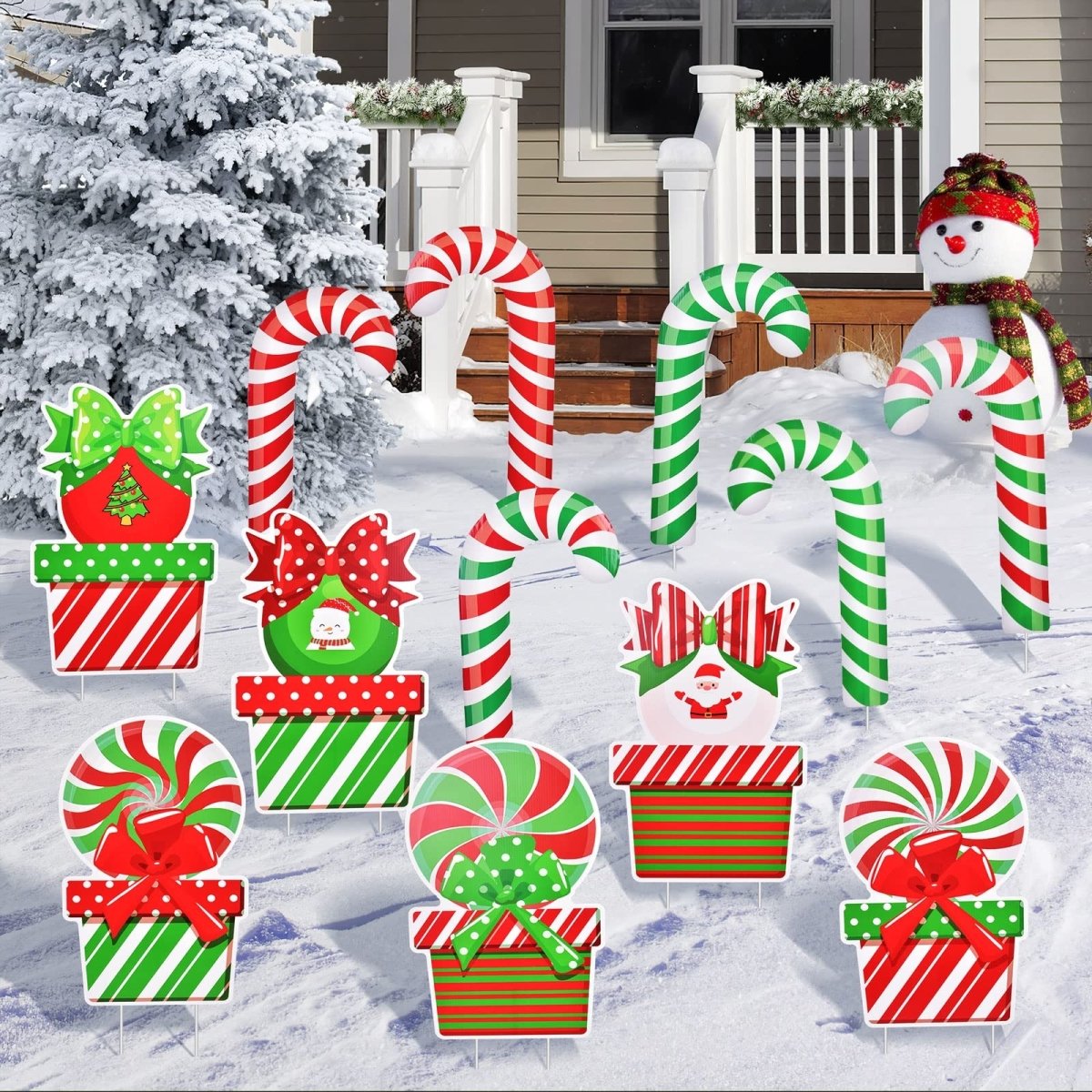 Christmas Candy Garden Yard Signs - Wholesale - PopFun