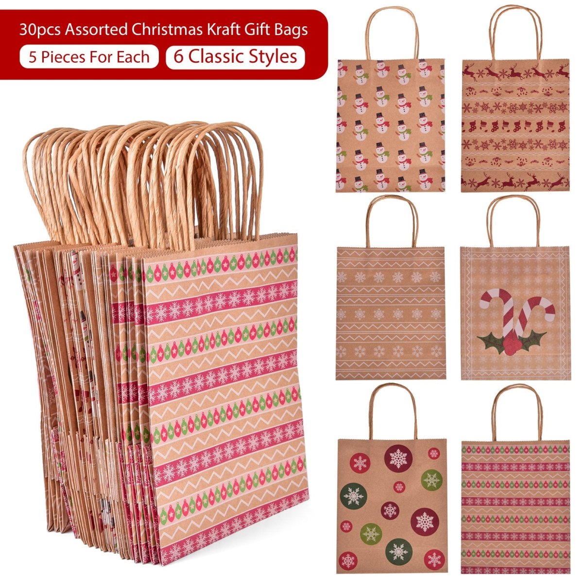 Christmas Gift Bags- Candy Edition - PopFun