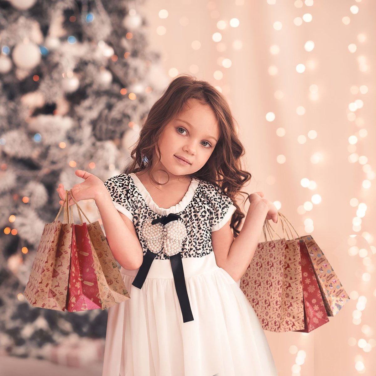 Christmas Gift Bags- Pattern Designs - PopFun