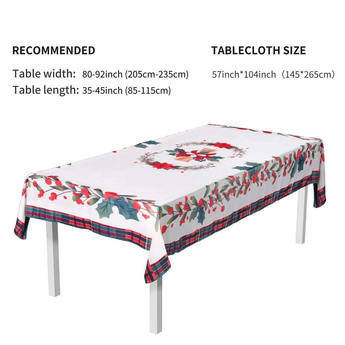 Christmas Home Decor: The Mistletoe Tablecloth - PopFun