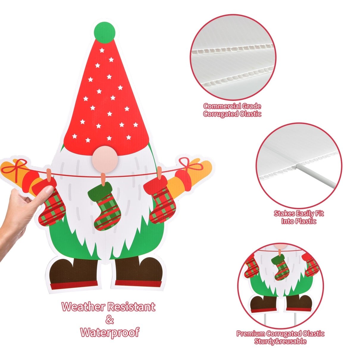 Christmas JOY Yard Sign - PopFun