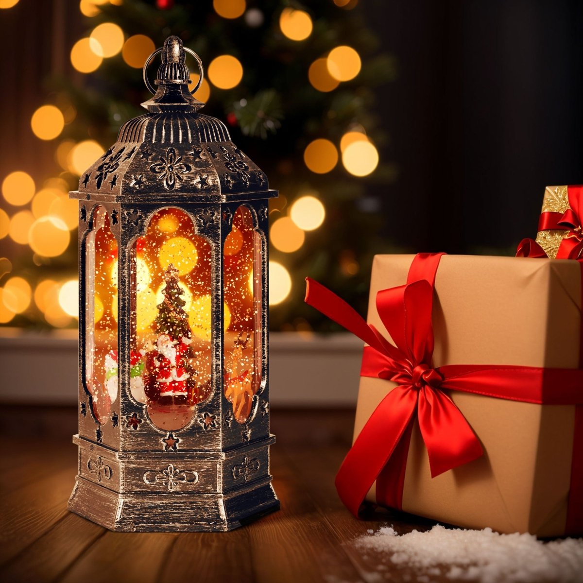 Christmas Musical Snow Globe Lantern - Wholesale - PopFun
