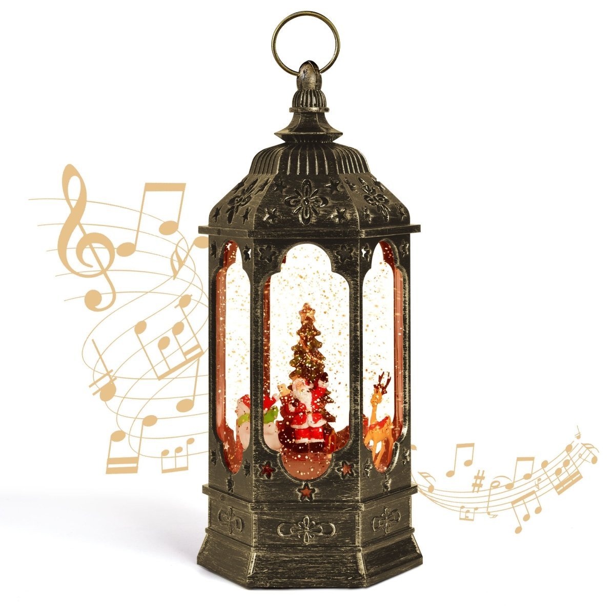 Christmas Musical Snow Globe Lantern - Wholesale - PopFun