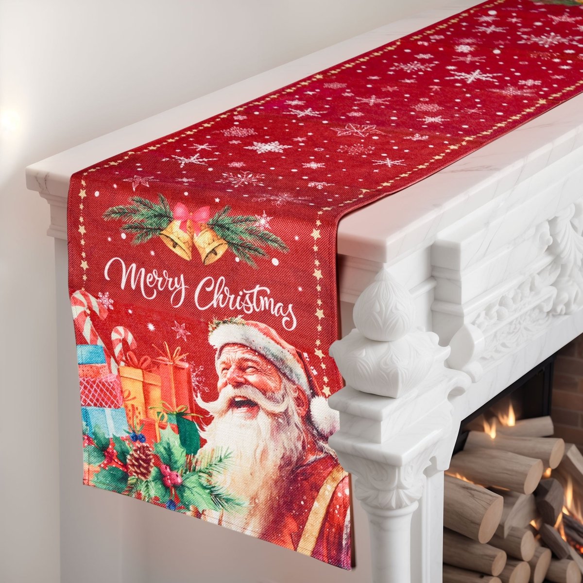 Christmas Santa Claus Table Runner - PopFun