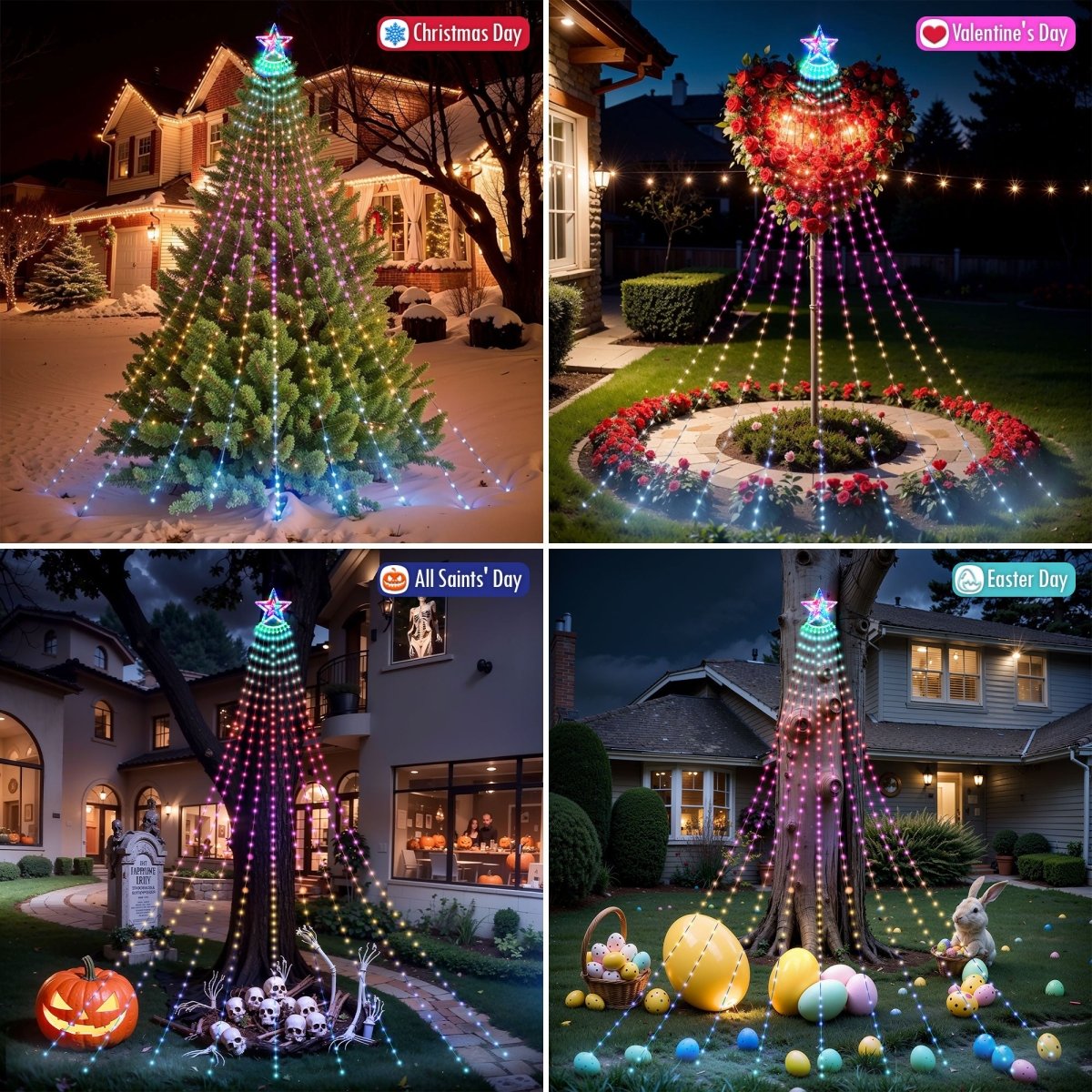Christmas Star Strip Lights - PopFun