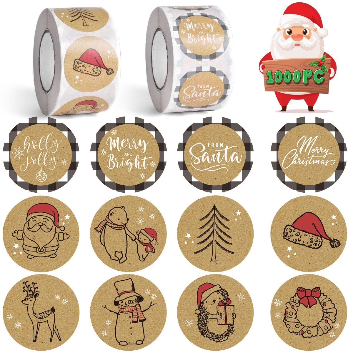 Christmas Stickers Roll - PopFun
