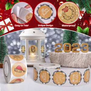 Christmas Stickers Roll - PopFun