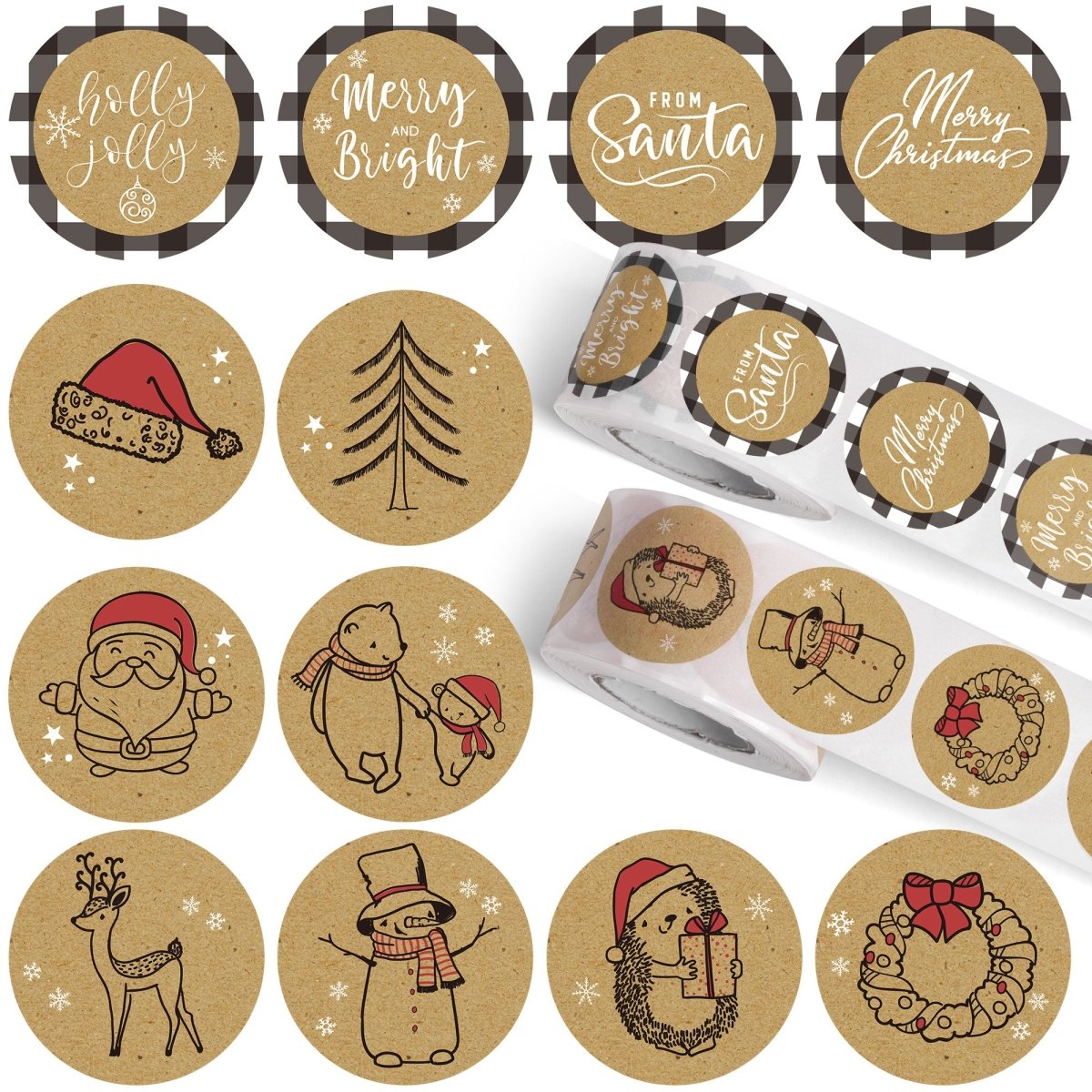 Christmas Stickers Roll - PopFun