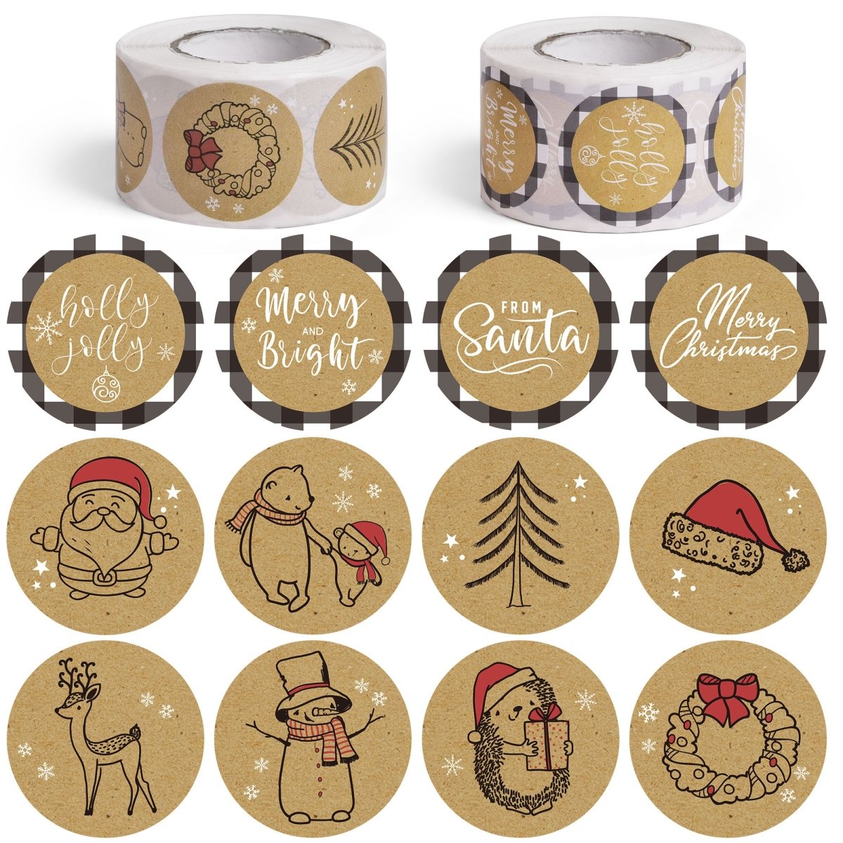 Christmas Stickers Roll - PopFun