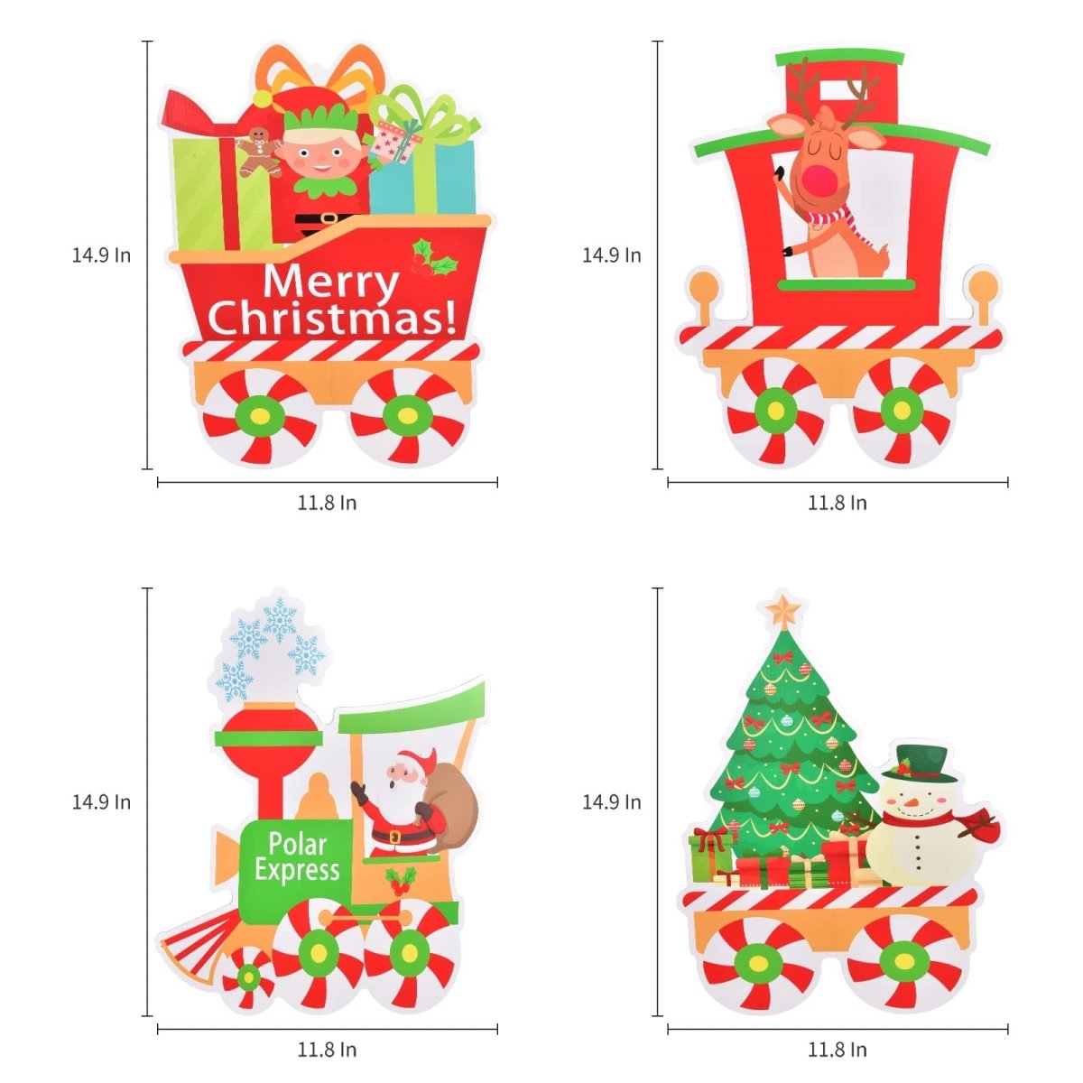 Christmas Train Yard Signs - Wholesale - PopFun