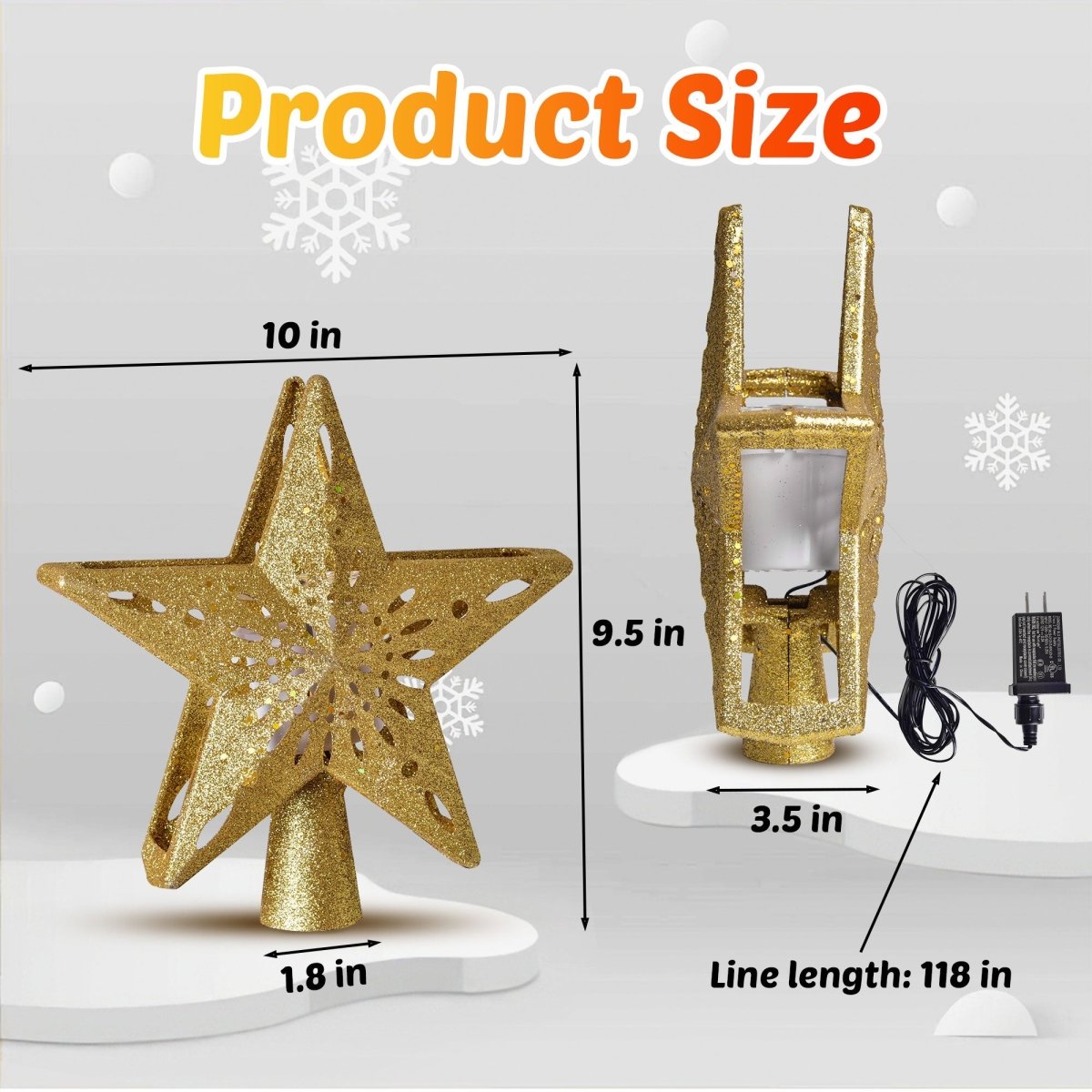 Christmas Tree Topper Projector PopFun