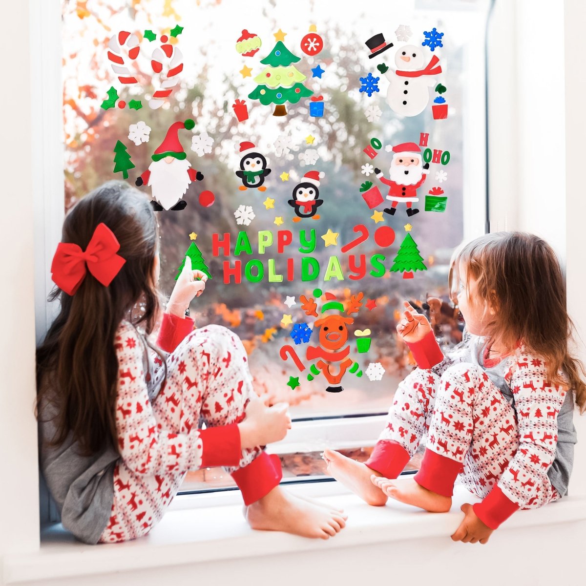 Christmas Window Sticker Decorations - PopFun