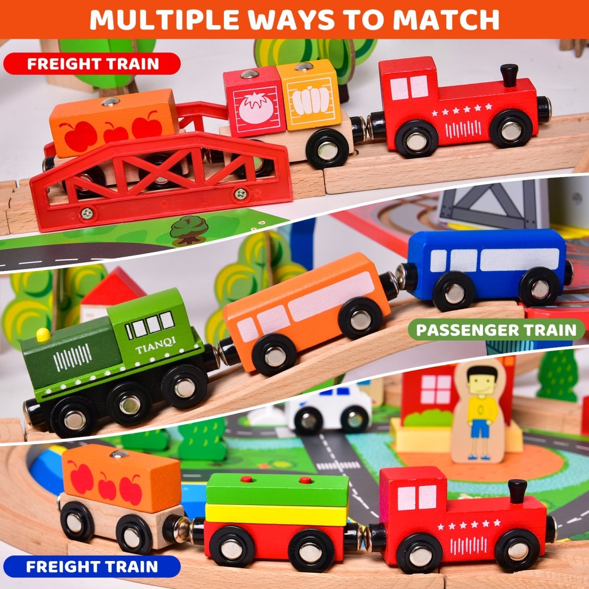Dynamic Train Set Real Toy Train Set