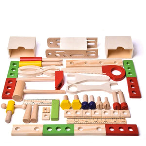 Classic Wooden Tool Box - PopFun