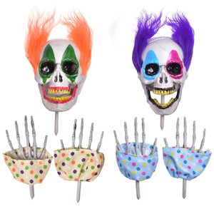 Clown Pumpkin Lawn Set - PopFun