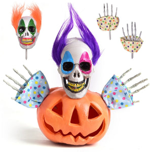 Clown Pumpkin Lawn Set - PopFun