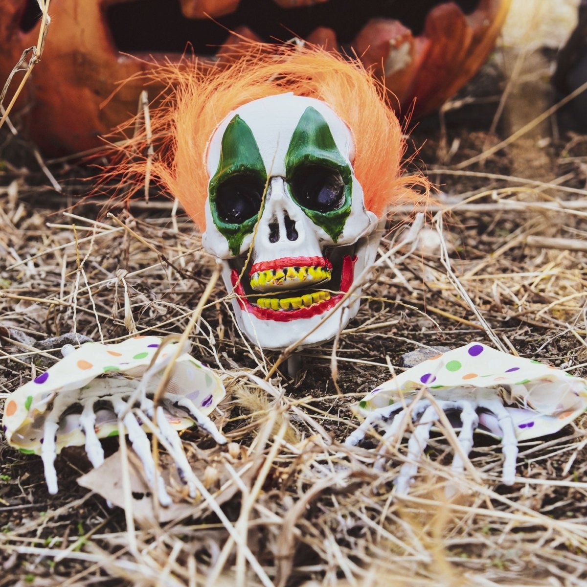 Clown Pumpkin Lawn Set - PopFun