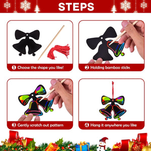 Colorful Christmas Scratch Art - PopFun