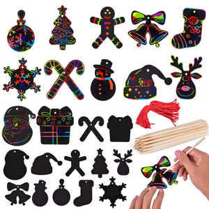 Colorful Christmas Scratch Art | PopFun