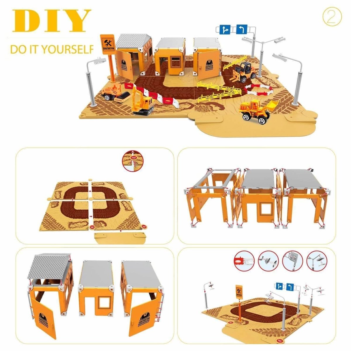 Construction Building Kit Toyset - PopFun