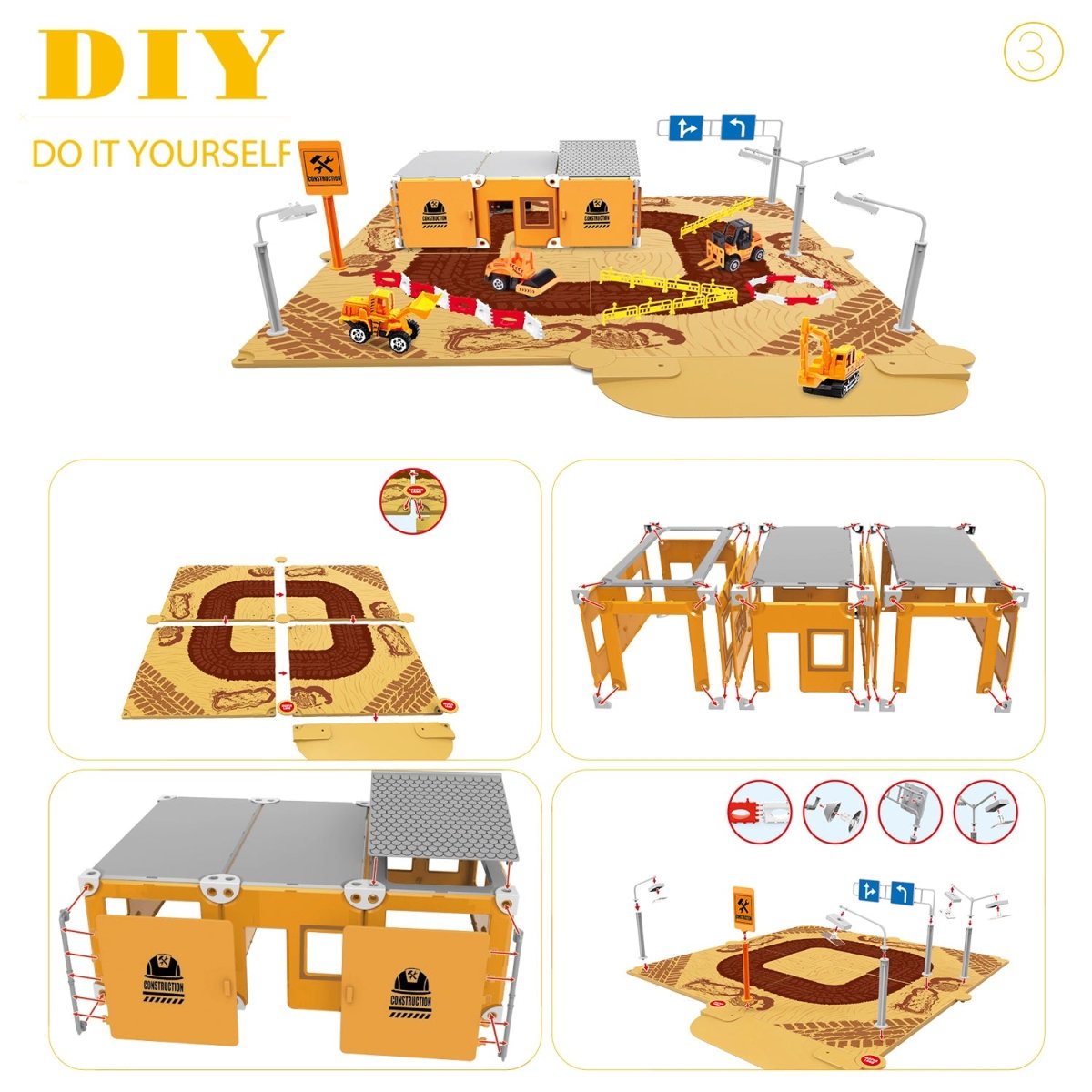 Construction Building Kit Toyset - PopFun