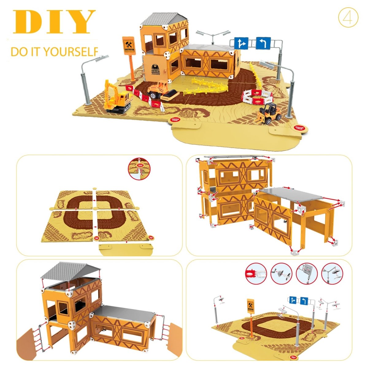 Construction Building Kit Toyset - PopFun