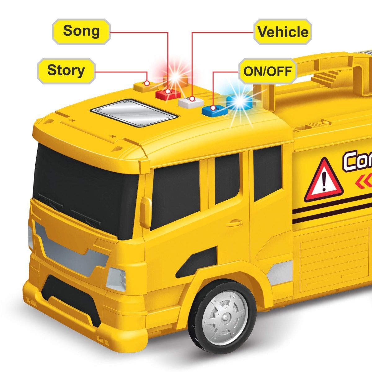 Construction Truck Carrier Toy Set - PopFun