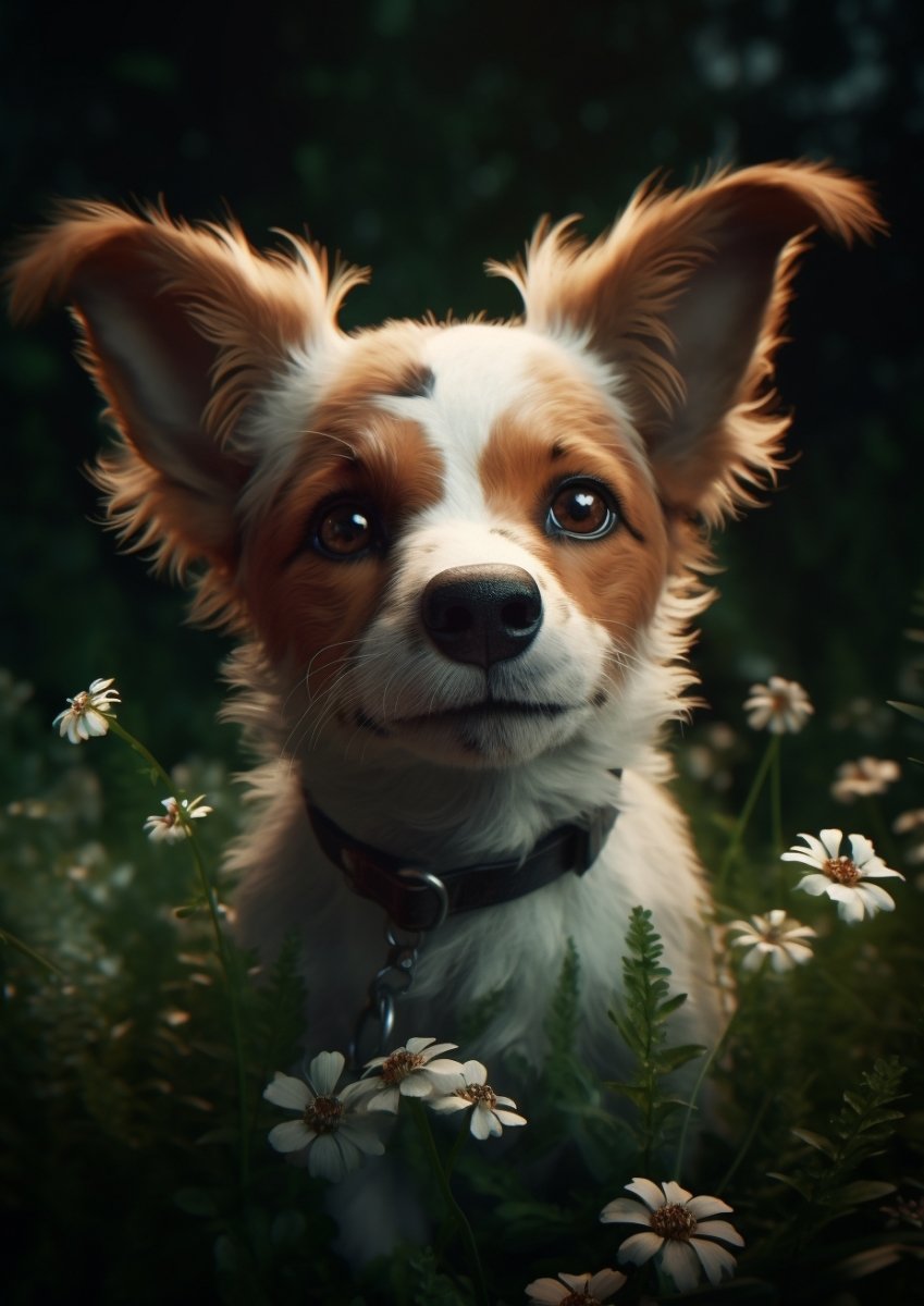 Digital Wallpaper: 3D Cartoon Naughty Puppy - PopFun